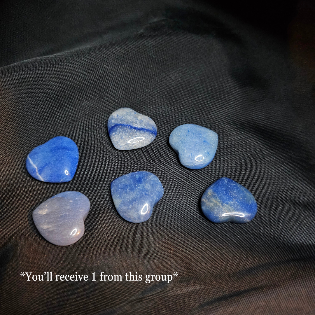 Mini Heart Shaped Crystals