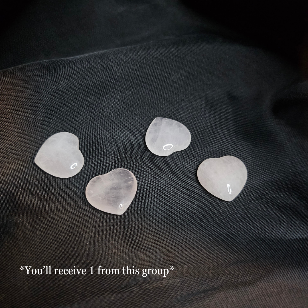 Mini Heart Shaped Crystals