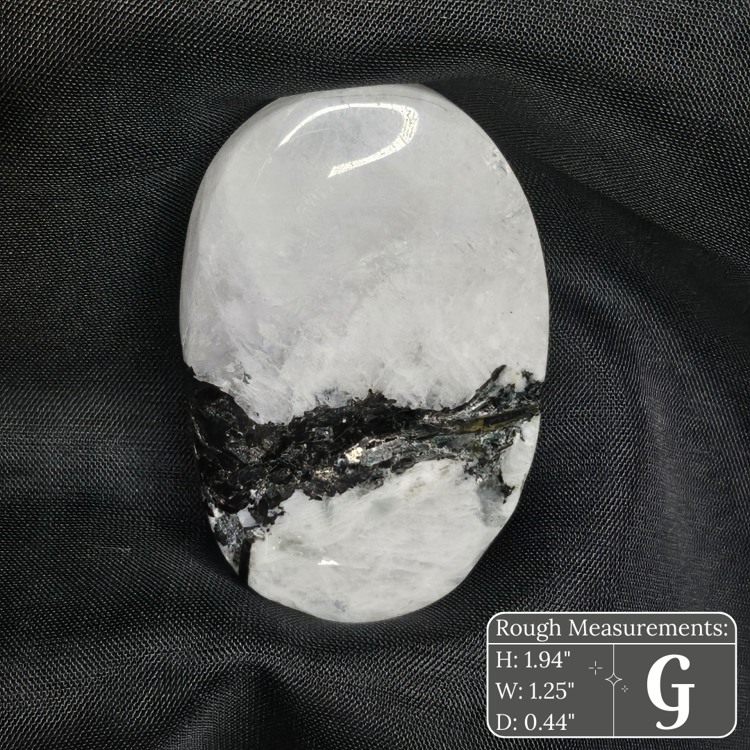 Rainbow Moonstone Palm Stone