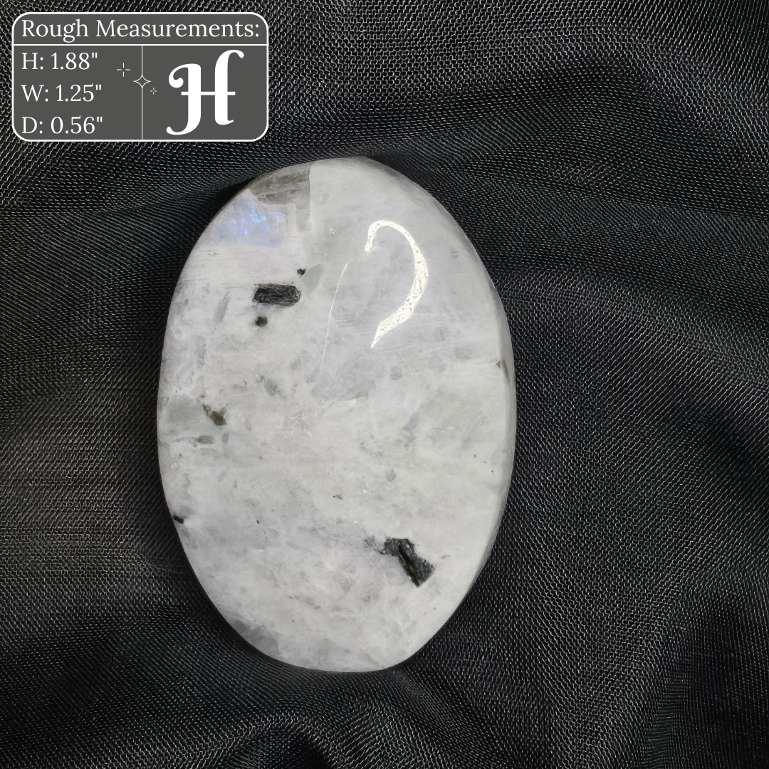 Rainbow Moonstone Palm Stone