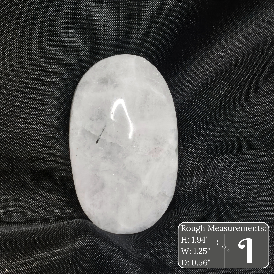 Rainbow Moonstone Palm Stone