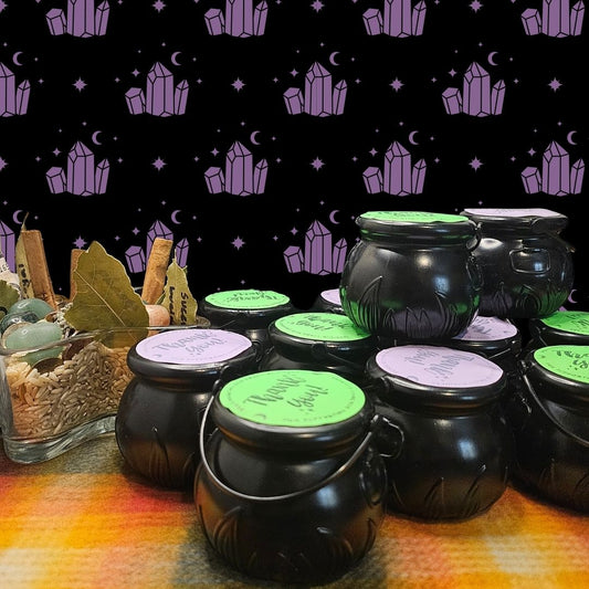 Mystery Plastic Cauldrons filled with crystals