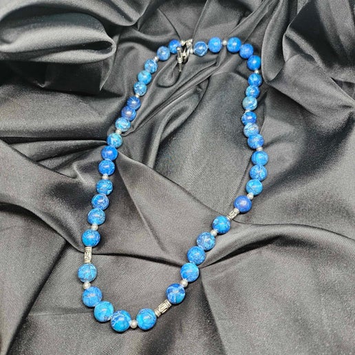 Lapis Royalty 👑Necklace & Earring combo