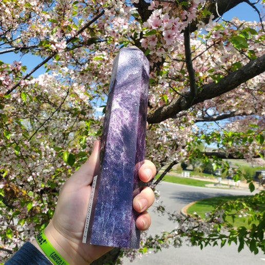 Lepidolite XL Tower