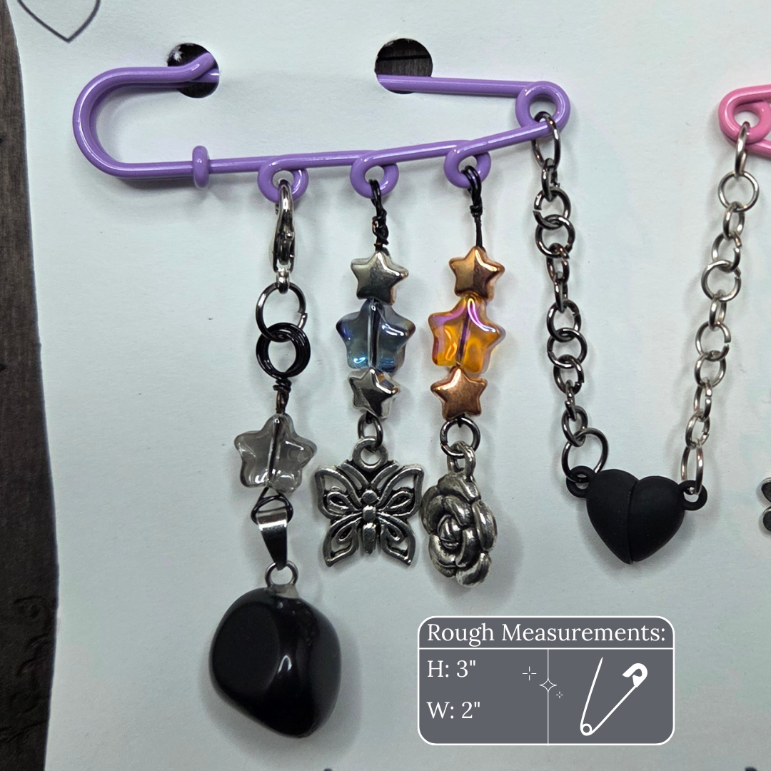 Petal & Thorn - Pinned pair pins