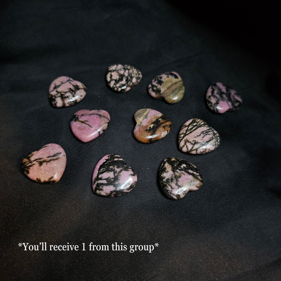 Mini Heart Shaped Crystals