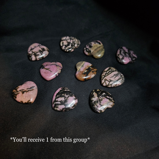 Mini Heart Shaped Crystals