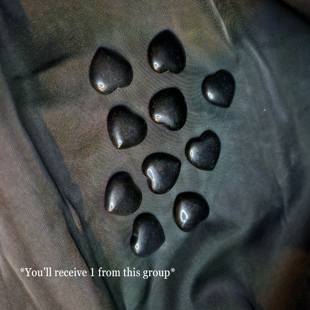 Mini Heart Shaped Crystals