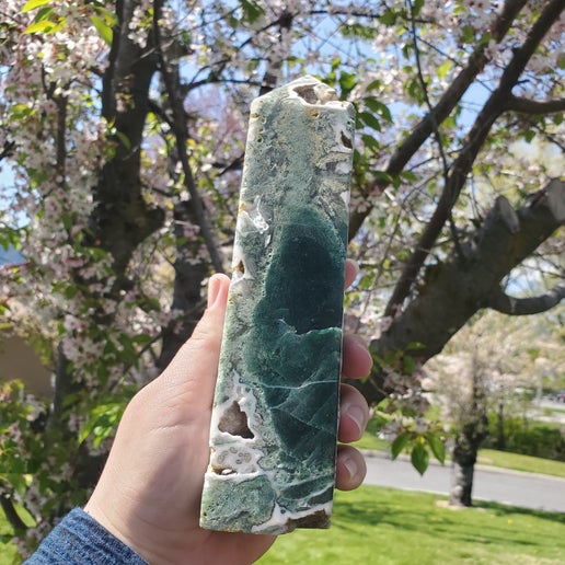 Moss Agate XL Tower (Imperfect)