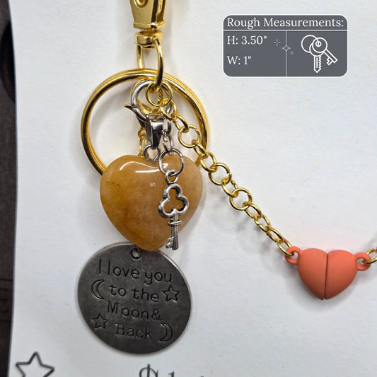 Lockstep Luminaries - Chained pair keychains