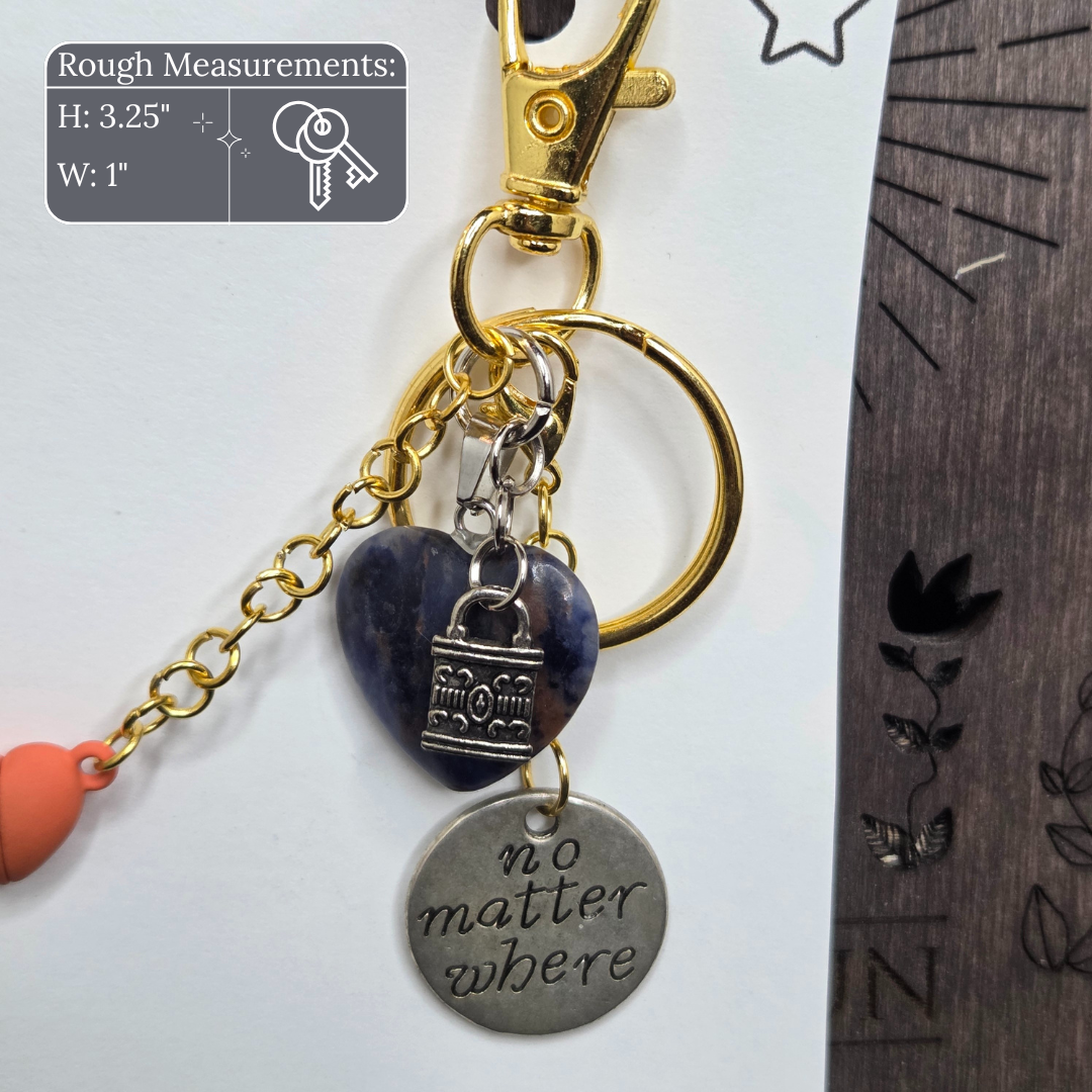 Lockstep Luminaries - Chained pair keychains