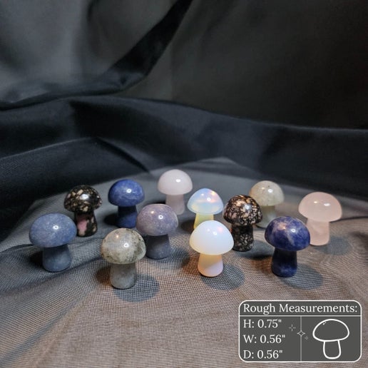 Mini Mushroom Shaped Crystals