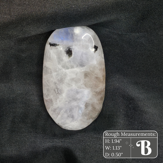 Rainbow Moonstone Palm Stone