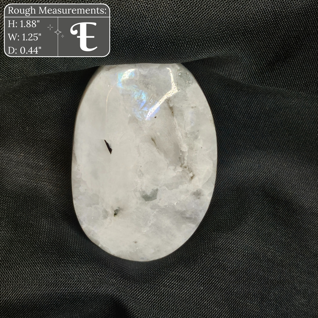 Rainbow Moonstone Palm Stone