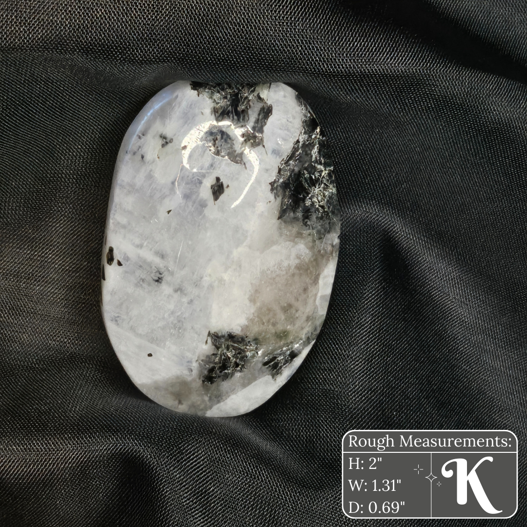 Rainbow Moonstone Palm Stone