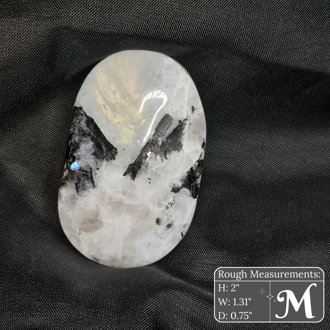 Rainbow Moonstone Palm Stone