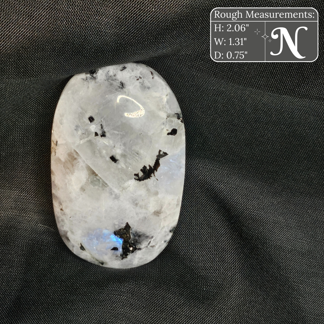 Rainbow Moonstone Palm Stone