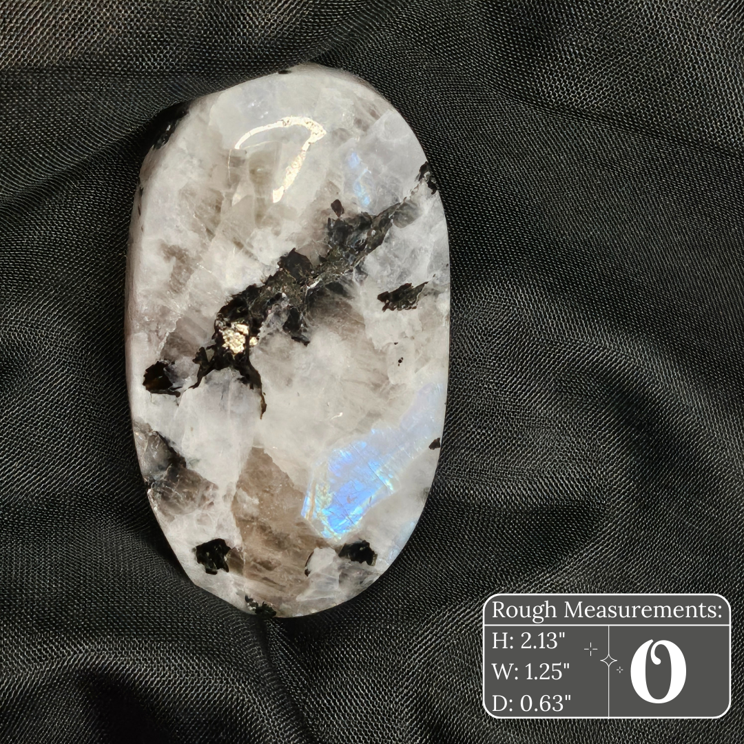 Rainbow Moonstone Palm Stone