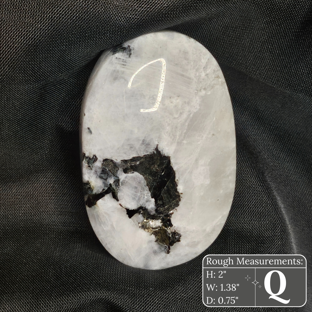 Rainbow Moonstone Palm Stone