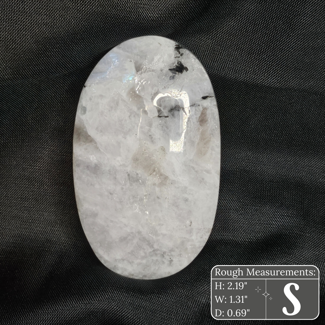 Rainbow Moonstone Palm Stone