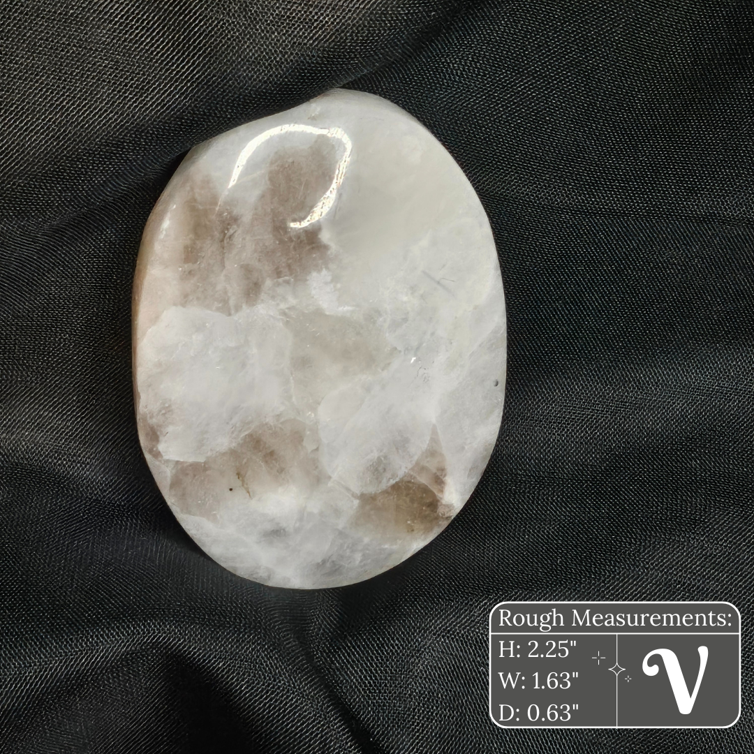 Rainbow Moonstone Palm Stone