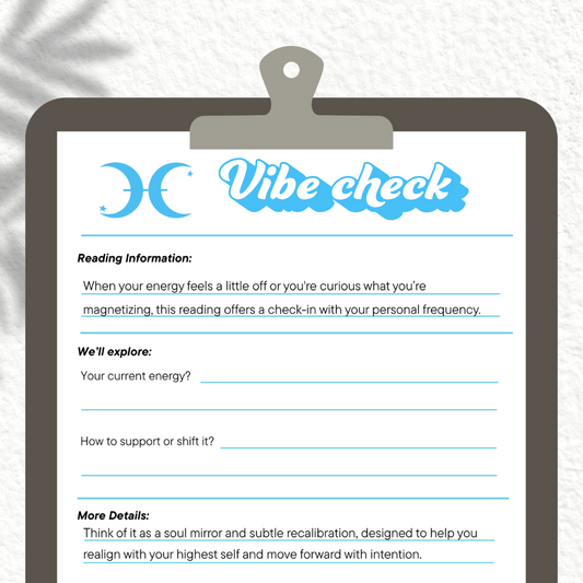 Vibe Check 🔍