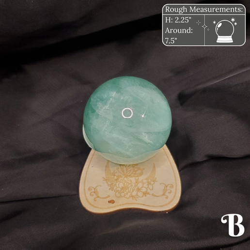 Green Fluorite Spheres