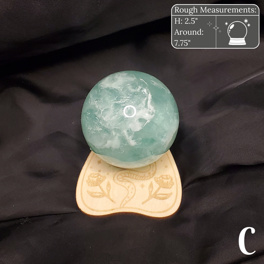 Green Fluorite Spheres