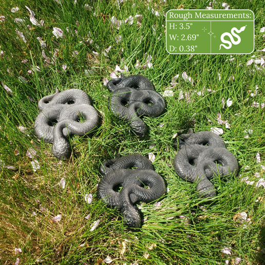 silver sheen Obsidian snakes